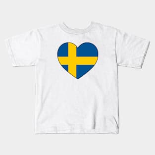 Heart - Sweden Kids T-Shirt